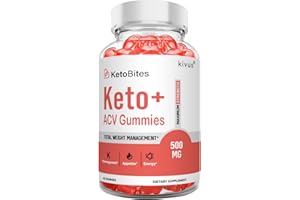 kivus Keto Bites ACV Gummies - Keto Bites Apple Cider Vinegar Keto Gummies (Single, 60 Gummies)