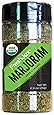 FreshJax Premium Organic Spices, Herbs, Seasonings, and Salts (Certified Organic Marjoram - Large Bottle)