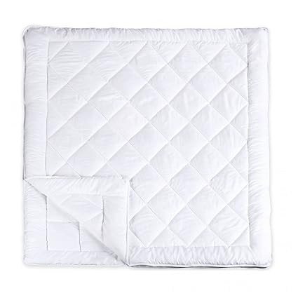 Premium Vierjahreszeiten Steppbett XXL Steppdecke Allergiker Microfaser 200 x 200 cm Sommersteppbett ca. 600g Füllung, Standa