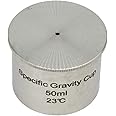 Paint Density Specific Gravity Cup Stainless Steel Paint Density Determiner Pycnometer 50ml