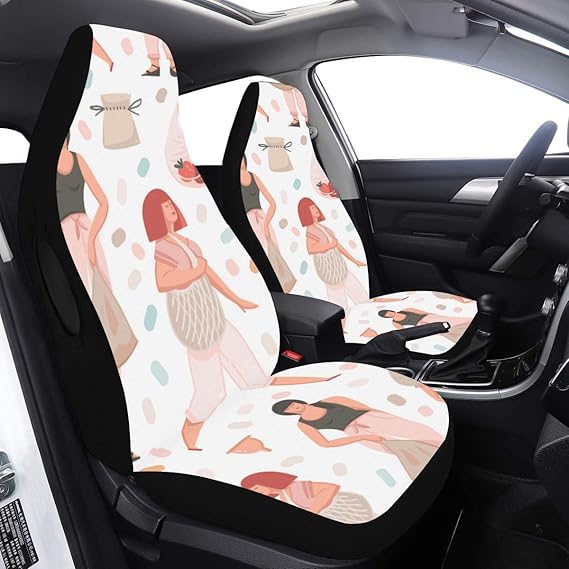 Amazon.com: SUV Car Seat Covers Fashion Beauty Women Go Shopping Seat