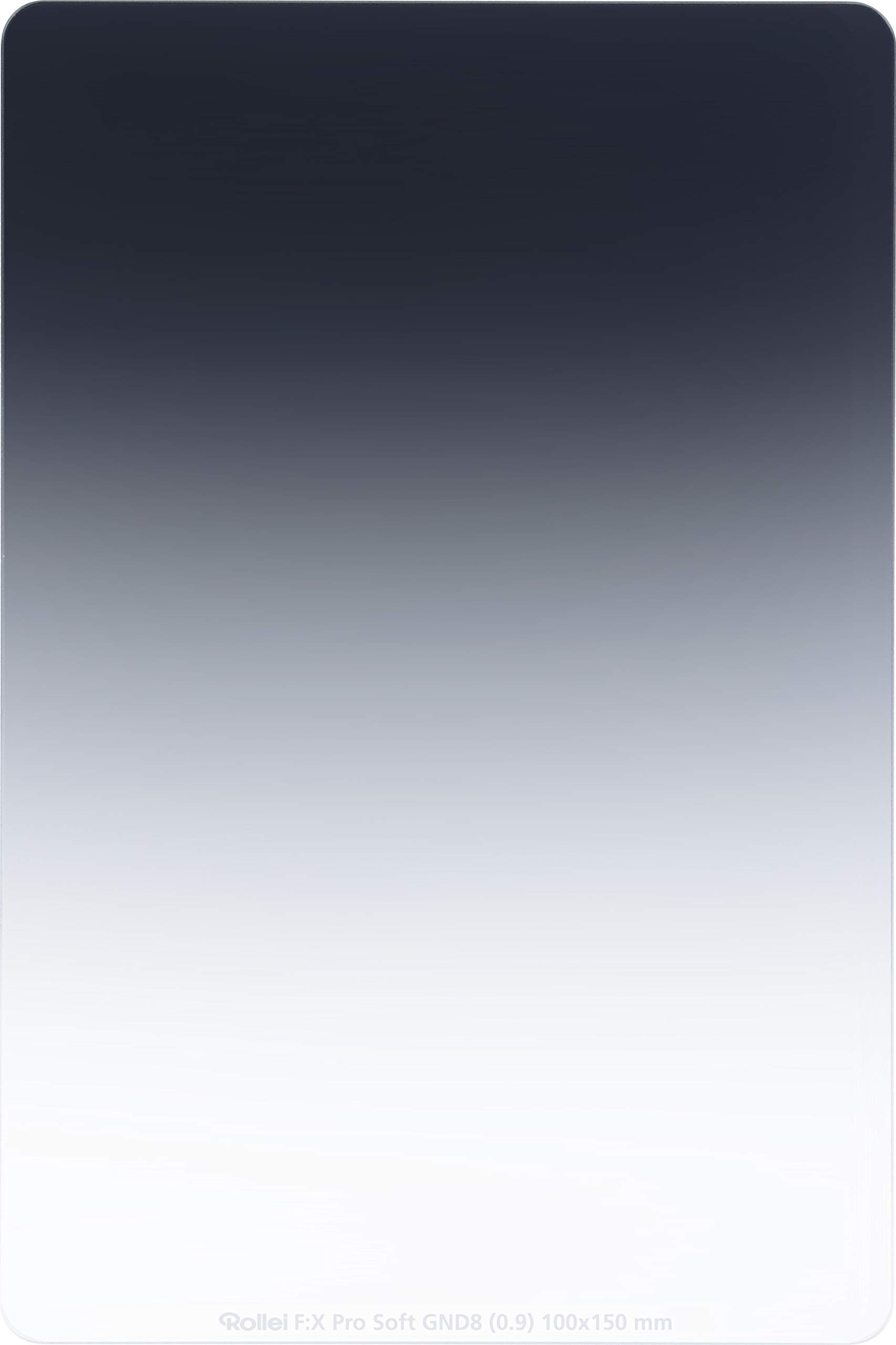 Rollei F:X Pro Graduated Filter Soft GND 16 100 mm Rectangular Filter Made of Gorilla Glass with Luminance Coating I Ideal for Landscape Photography