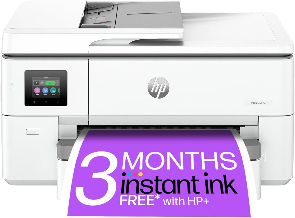 HP OfficeJet Pro 9720e Wide Format All-in-One Printer Colour Wireless ADF
