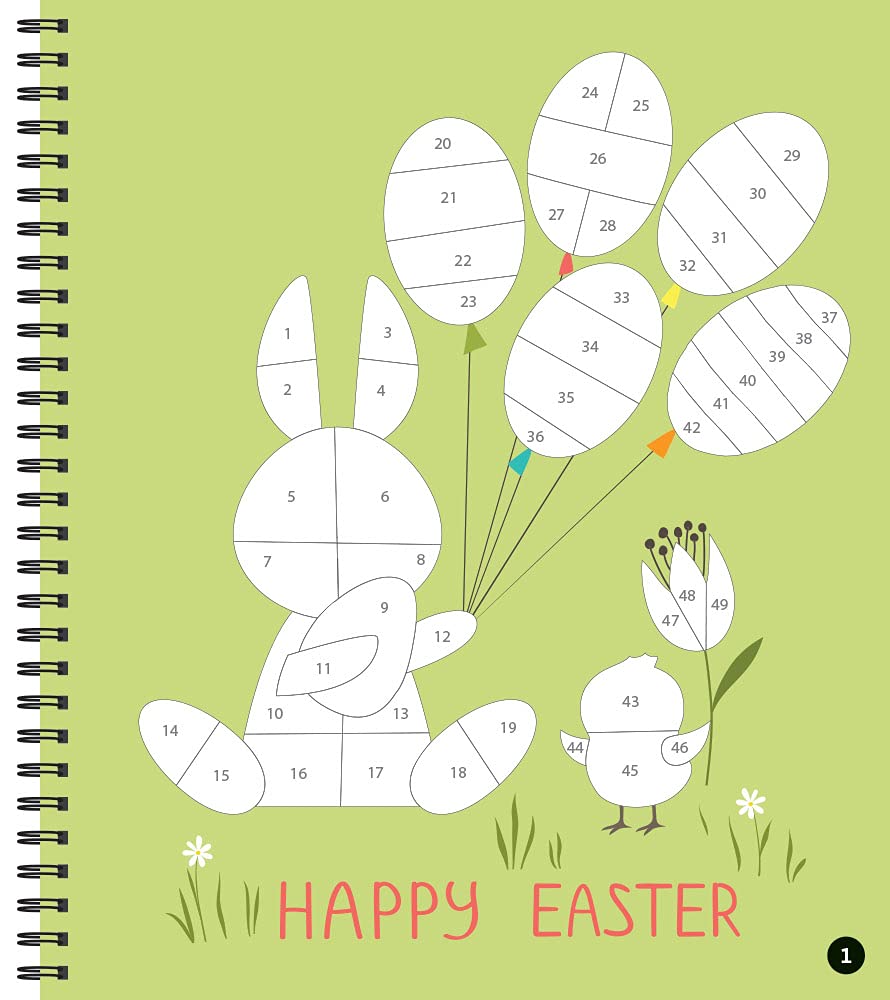Brain Games - Sticker by Number: Easter