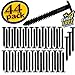 WindowPro Black Window Shutters Peg Loks Spikes 3 inch 48 Pack (Black)