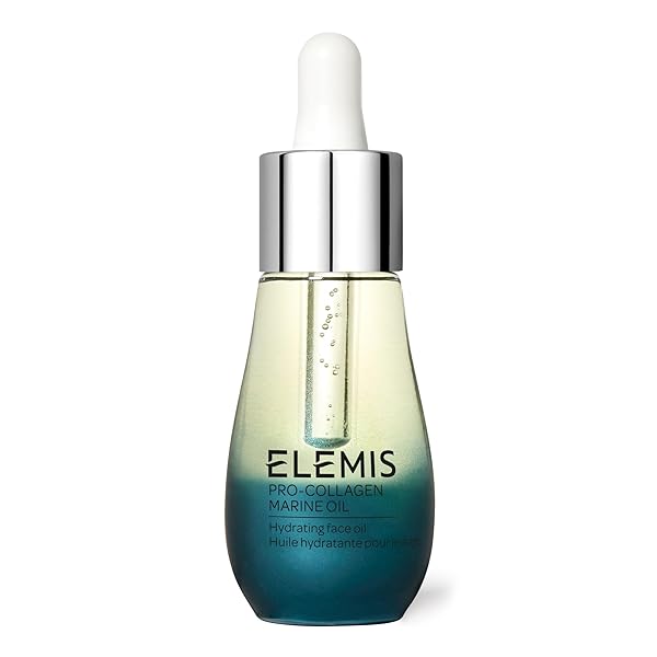ELEMIS PRO-COLLAGEN MARINE OIL, 15ML – ULTRA-LIGHTWEIGHT ANTI-WRINKLE DAILY FACE OIL MOISTURIZER, DEEPLY MOISTURIZE, NOURISH & HYDRATE FOR YOUTHFUL LOOK, FINE LINES AND WRINKLES TREATMENT
