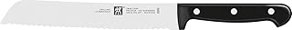 ZWILLING Brotmesser, Klingenlänge: 20 cm, Klingenblatt mit Wellenschliff, Rostfreier Spezialstahl/Kunststoff-Griff, Twin Chef