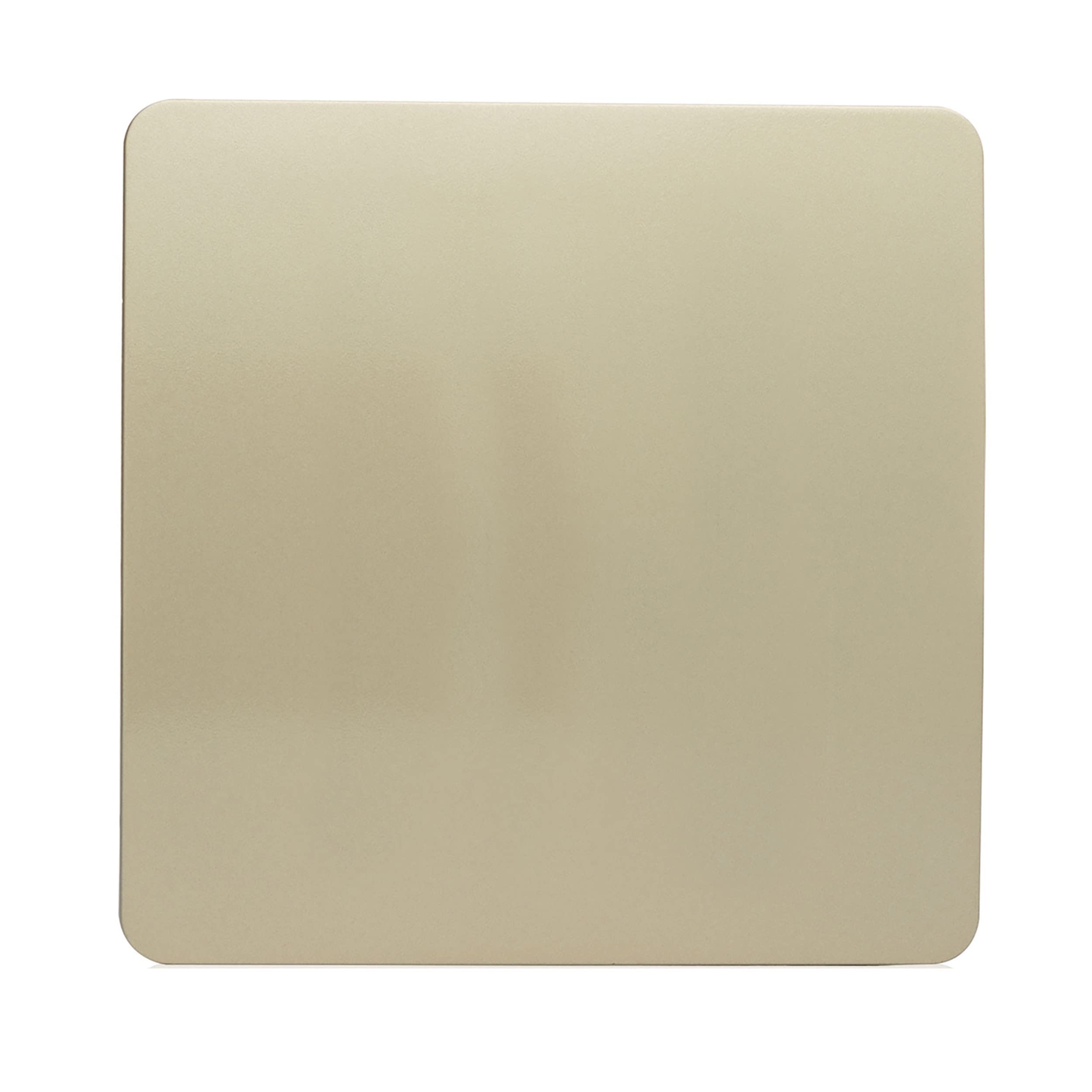 Trendi Artistic Modern Glossy Tactile Single Blanking Plate Gold ART-BLKGO