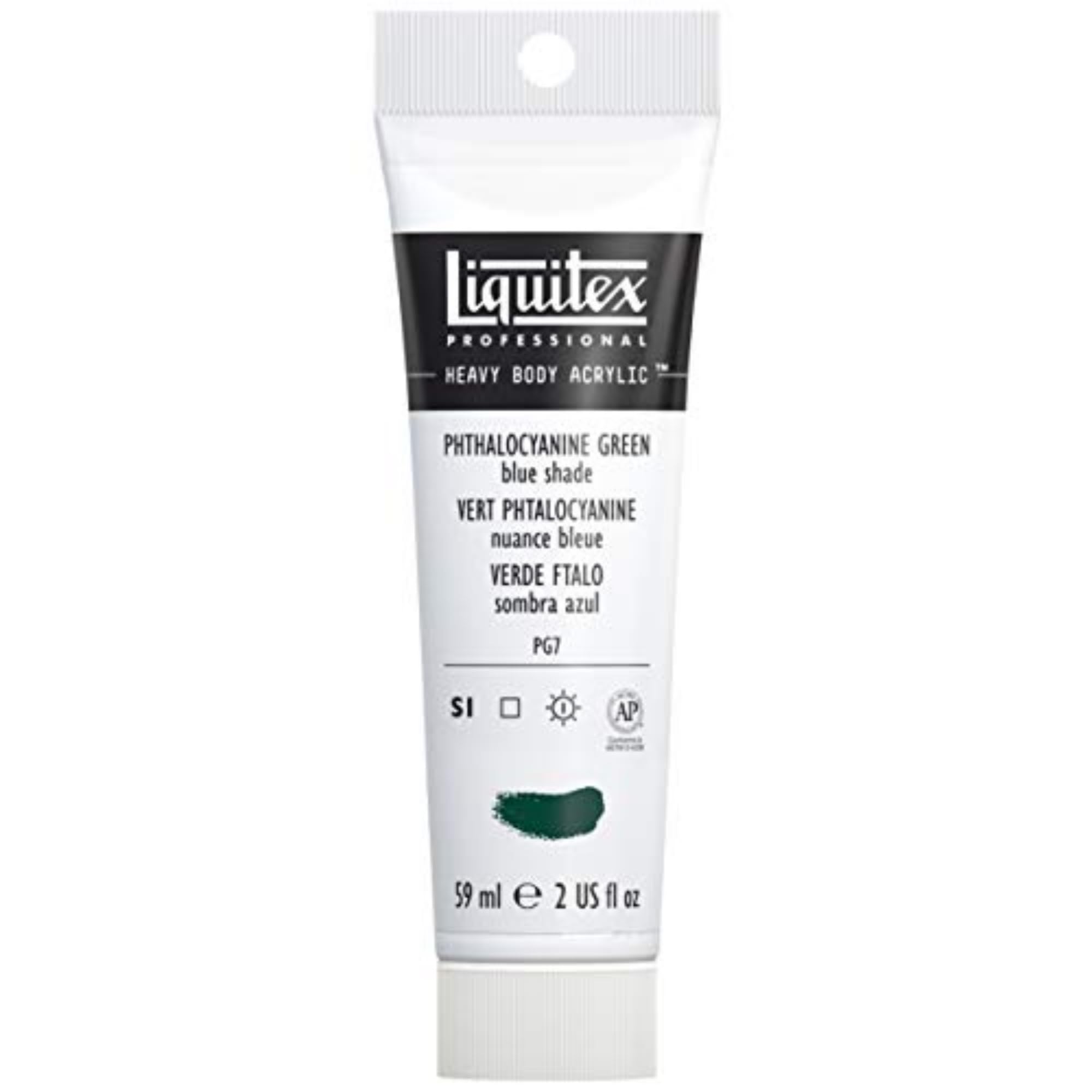 Liquitex Professional Heavy Body Acrylic Paint 59 ml Tube, Phthalocyanine Green (Blue Shade)