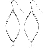 PAVOI 14K Gold Plated Dangle Earrings for Women | Infinity Cute Hanging Hoop Earrings