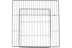VILLCASE Cat Cage Door Replacement Panel 13.97X13.77In Metal Wire Fence Pet Gate for Small Indoor Playpen Easy Install for Ca