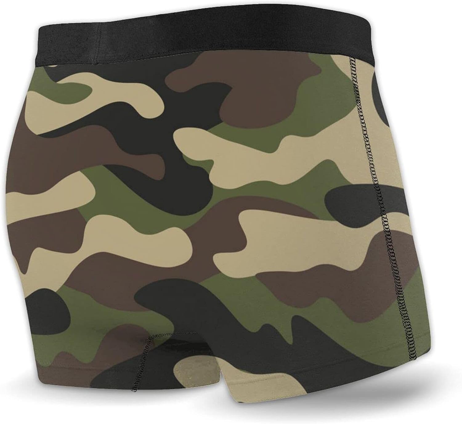 Camouflage Pattern Men's Regular Leg Boxer Briefs M at Amazon Men’s
