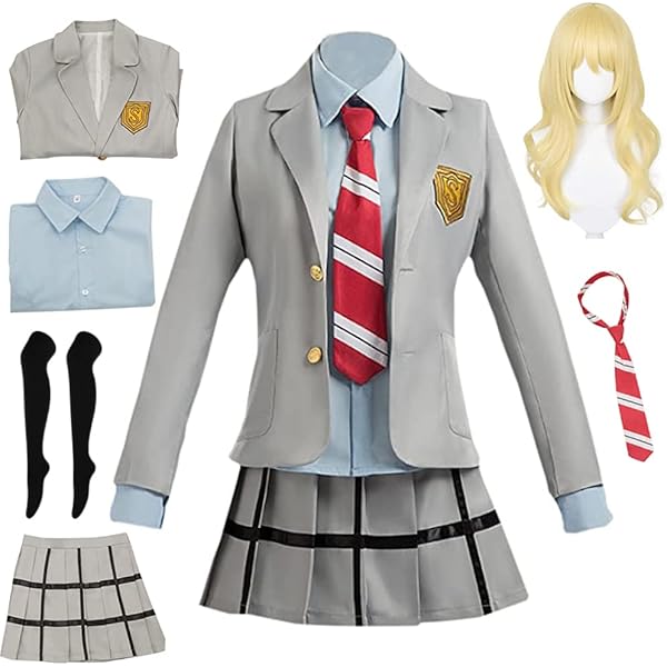 thumbnail image 2 of Anime Your Lie In April Cosplay Costume Kaori Miyazono Costume Kousei 2 of 13