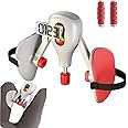 Husyop Thigh Master 0-77 lbs Adjustable Resistance, Thigh Toner with Fixed Leg Straps and Replaceable Handle, Pelvic Hip Kegel Trainer Strength Exercise Equipment, Buttock Legs Workout