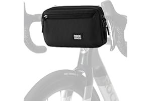 ROCKBROS Bike Handlebar Bag, Quick Release Bike Front Bag, 2.1L Large Capacity Handlebar Bags for Bicycles Scooters, Multifun