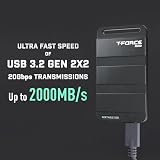 TEAMGROUP M200 Portable SSD 2TB USB-C External Storage M.2 NVMe Drive view 2