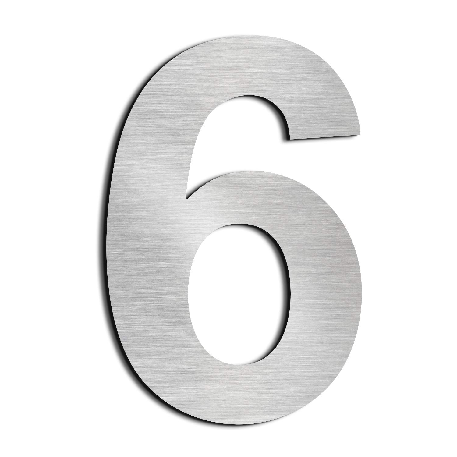 nanlyiau house numbers height 7.5cm Used for mailbox door house street made of solid Stainless Steel SUS304 adhesive(3in number 6/9)