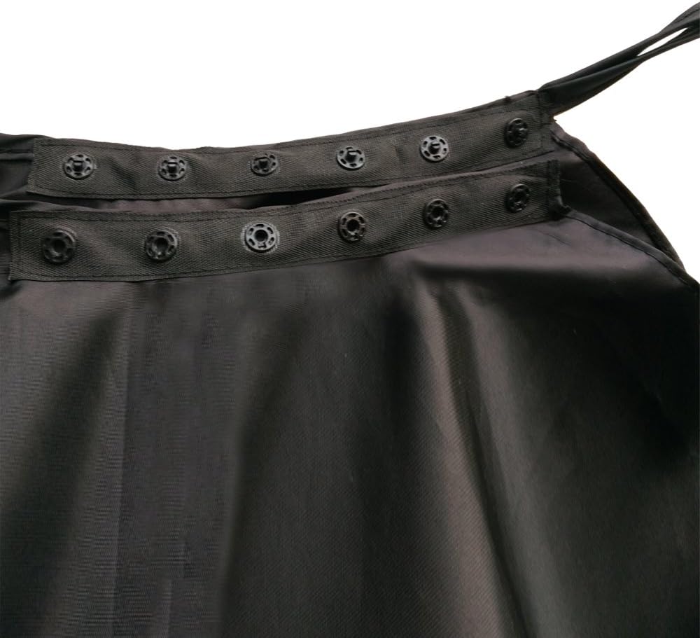 Magiczone Nylon Waterproof Professional Salon Cape with Snap Closure Hair Salon Cutting Cape Barber Hairdressing Cape - 59" x 51", Pack of 1: Beauty