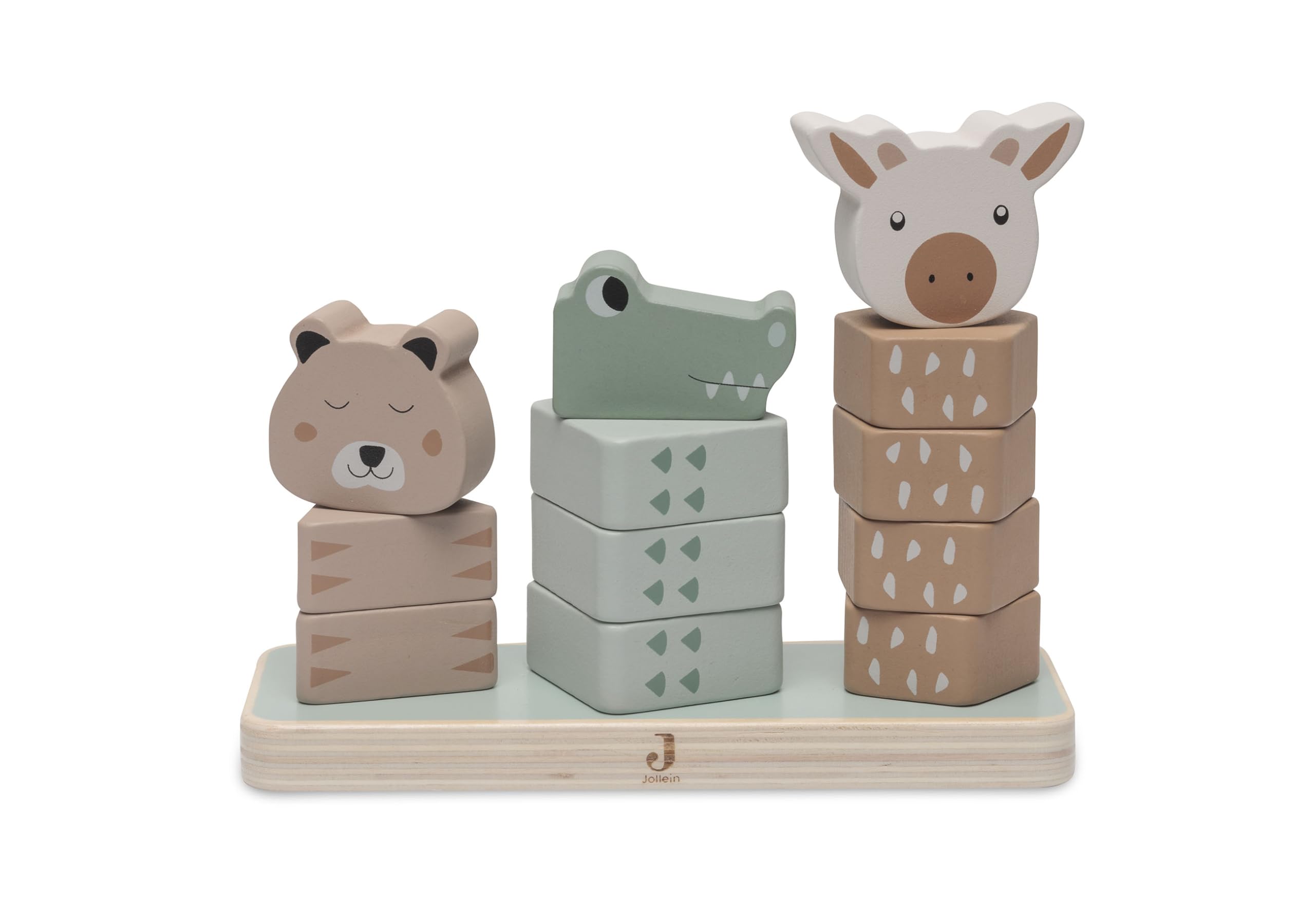 Jollein 120-001-67090 Wooden Stacking Tower