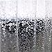 NTT PEVA Shower Curtain Liner 72X72 Inches Waterproof Home Hotel Apartment Decor Windows Bathroom Curtain Set, Cobblestone Clear Shower Curtain