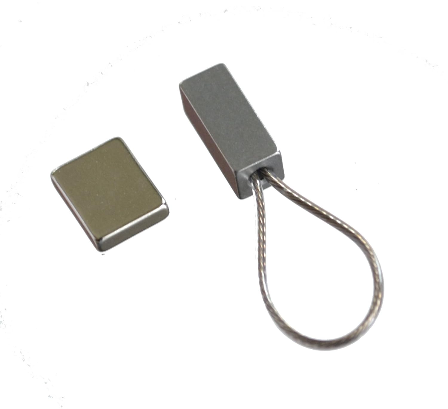 Magnetic Eyeglass Holder in Stainless Steel and Shark Wire