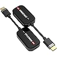 Terzomen Wireless HDMI Transmitter and Receiver, HDMI Wireless Extender for Streaming Video/Audio to TV/Monitor/Projector from PC/Camera/Laptop, AirLink Wireless Dongle, HDMI to HDMI Display Adapter