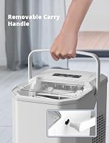 Acmeenjoy Ice Maker Countertop Portable 12kg/24h 9 Cubes in 6-8min view 6