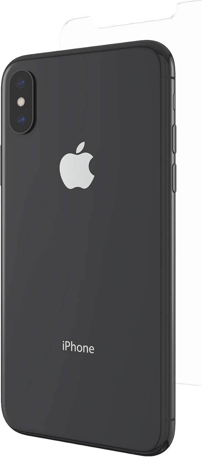 ZAGG InvisibleShield Glass+ Screen Protector – High-definition Tempered Glass for the Apple iPhone XS/ X – Impact & Scratch Protection