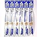 Pilot Hi-Tec-C Coleto Gel Ink Pen Refill 0.4mm, Blue, × 6 Packs/total 6 pcs