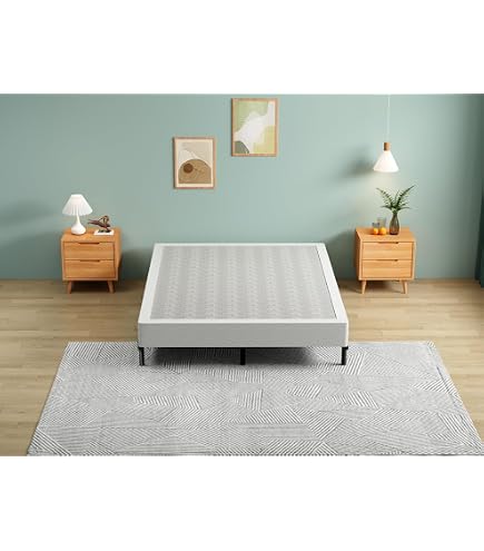 Box Spring For Queen Bed 7 Inch Box Spring Full Size Bed Base, 3000 Lbs ...