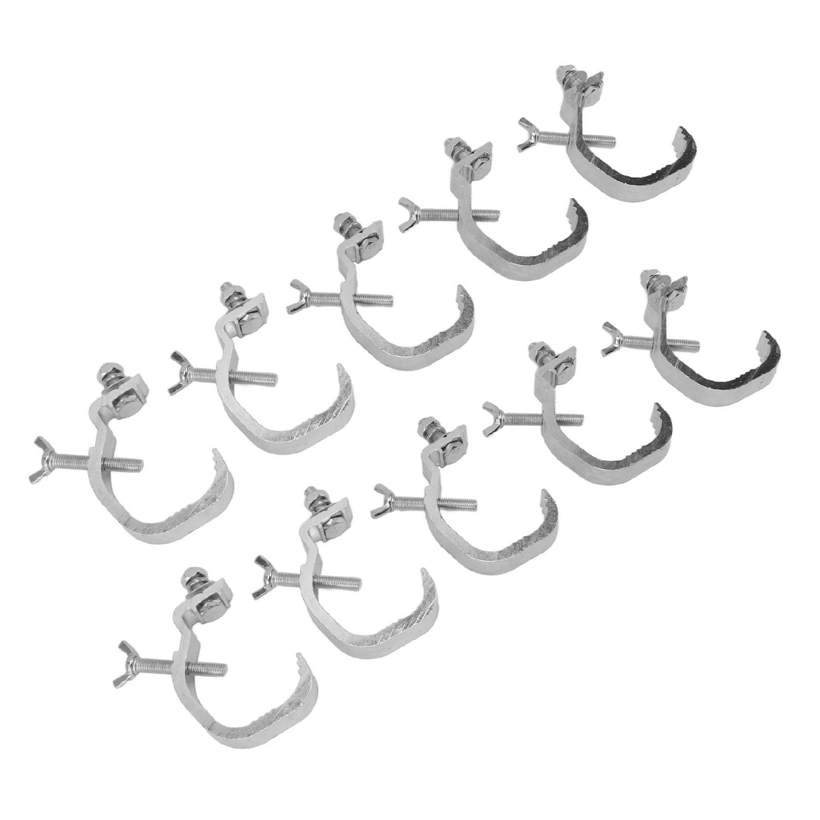 10PCS Stage Light Clamp - 77lb Truss Clamp with Alloy Material, Multi Functional Use for Spotlight, LED Lights - Stable, Reliable, Adjustable, and Convenient to Use
