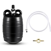 Glooglitter 3 Inch Inflatable Pipe Plug, with 39.37 Plastic Extension Hose | Rubber Plumbing Test Ball for Sewer Drain Inspection, Brass Valve, Pipeline Pressure Testing Balloon and Leak Checks