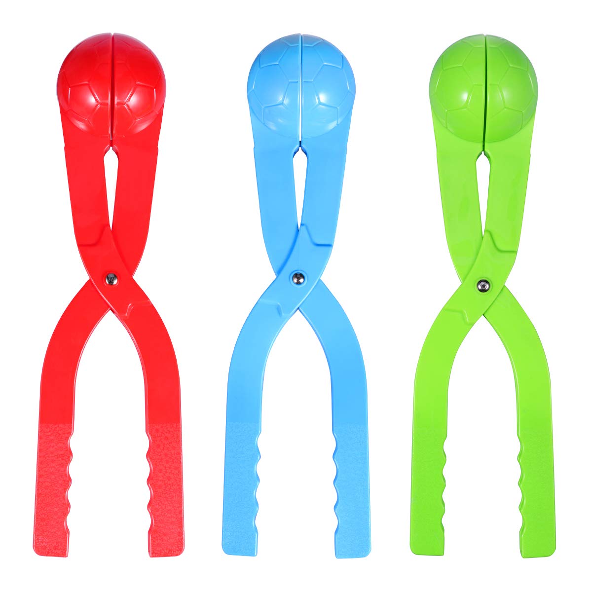 Tomaibaby Snowball Maker Beach Toys 3pcs Snowball Clip Summer Beach Scoop Mold Tool for Kids, Beach Tools