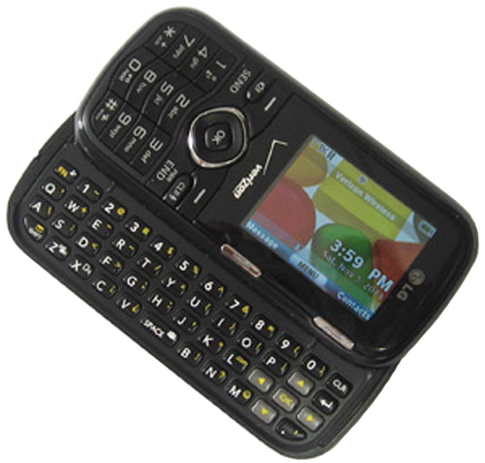 Amazon.com: LG Cosmos VN250 Black No Contract No Data Verizon Cell Phone  QWERTY