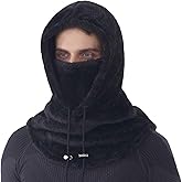 PD Winter Balaclava Ski Mask Fleece Windproof Neck Warmer, Helmet Compatible Cold Weather Face Cover Hood for Men Women
