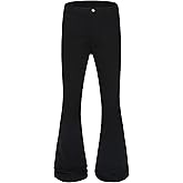 MZNBURAM Men's Stretch Slim Fit Bell Bottom Denim Disco Pants Flared Jeans-31 Inseam