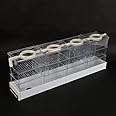 GUANG Aquarium Filter Upper Box, 12PCS 360 Degree Loop Transparent Trickle Raindrop Upper Fish Tank Water Boxes Set with Drip Tube