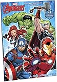 Marvel Avengers Chocolate Advent Calendar with 24 Milk Chocolates for Holiday Countdown