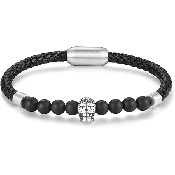 IFMIA-Conjunto De Pulsera De Cuero Con Cuentas GENERICO