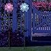 Christmas Decoration Snowflakes Color Changing Solar Powered Holiday Garden Stake Lights Outdoor Decoration Lawn Patio Deck Yard Decor