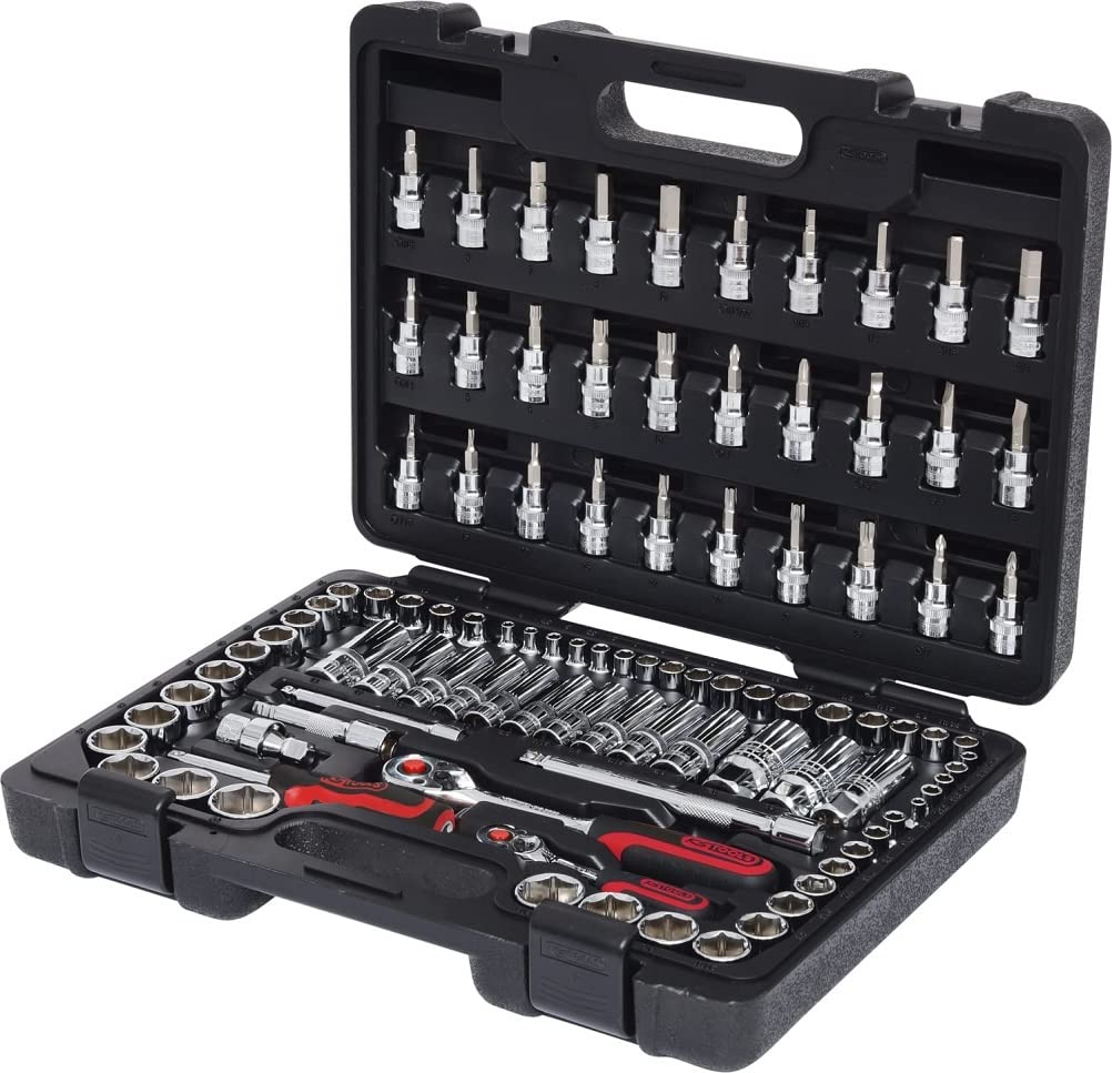 KS Tools 918.0699 1/4-inch/ 3/8-inch Chrome+ Socket Set (99 Pieces)
