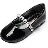 DREAM PAIRS Girls Mary Jane Dress Shoes Ballerina Flats for Wedding, Party (Toddler/Little Kid/Big Kid)