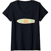 Women's Paul Frank Surfboard Retro V-Neck T-Shirt