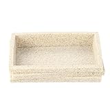 Generic Soap Dish Resin Square Bar Soap Holder
