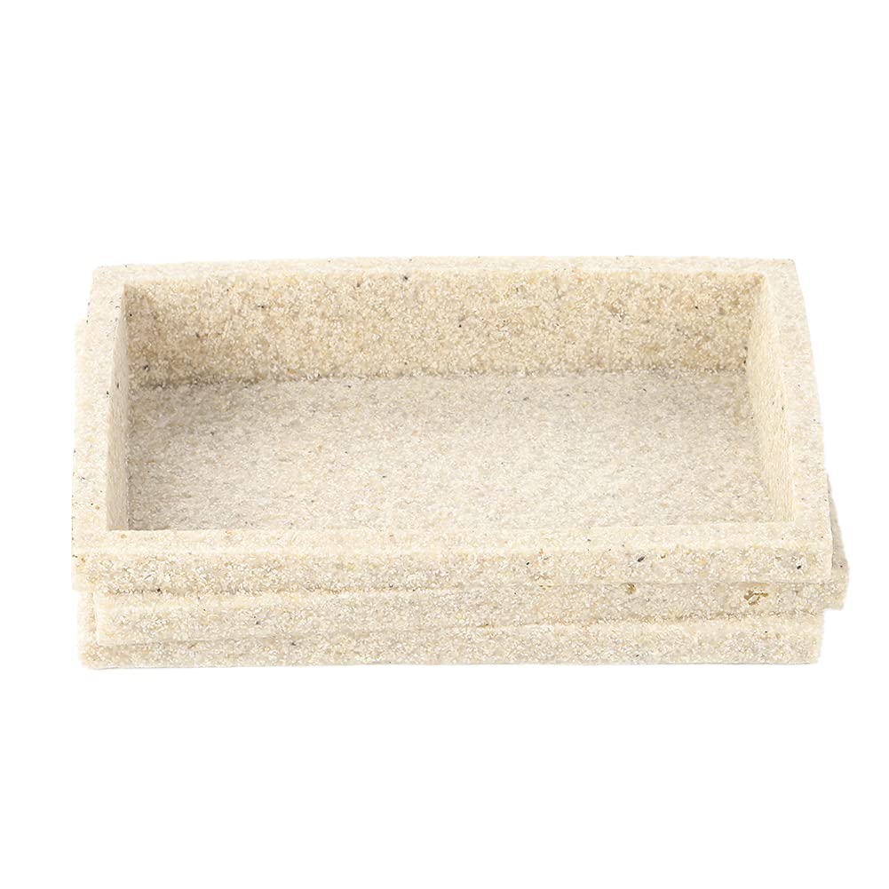 Generic Soap Dish Resin Square Bar Soap Holder