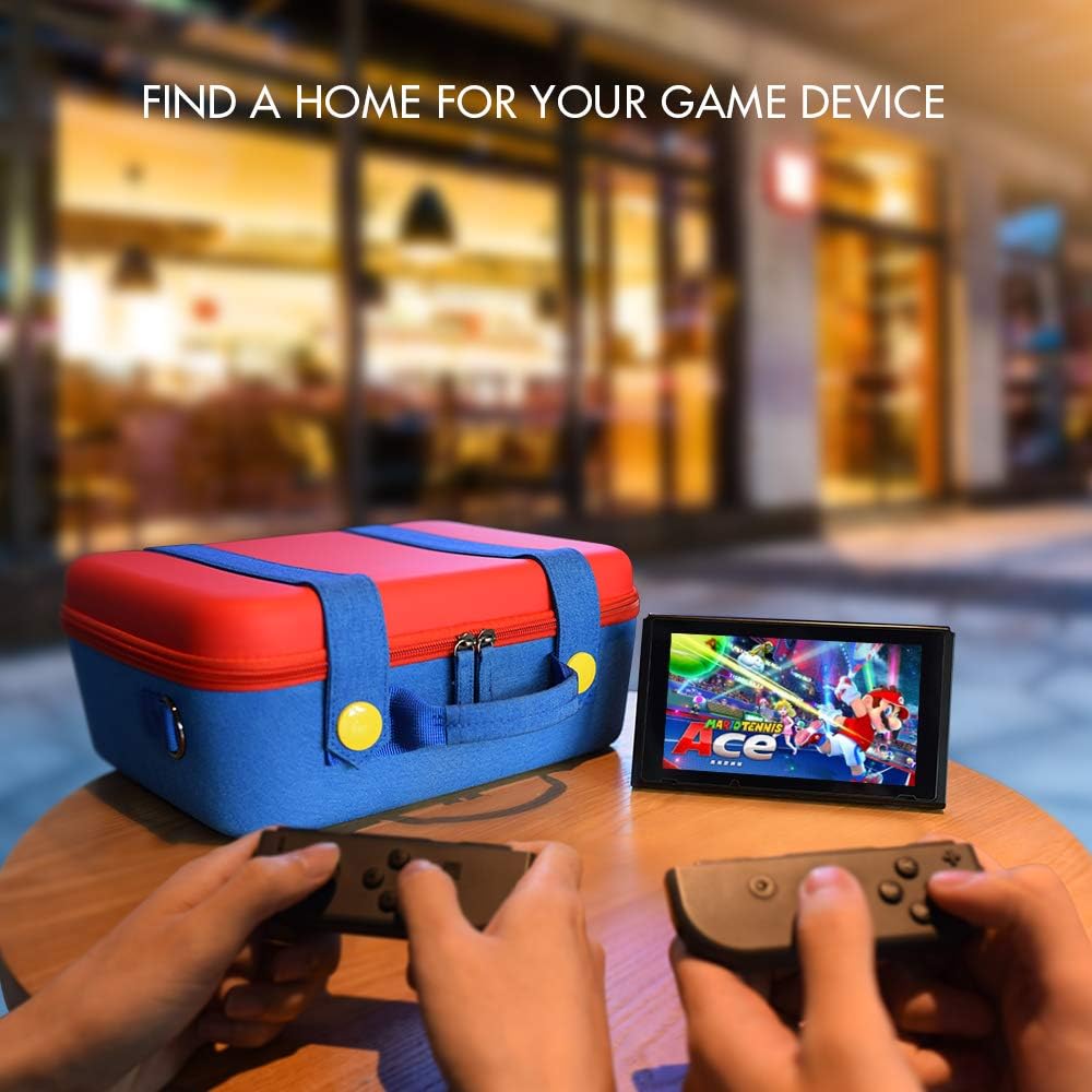 Carrying Storage Case Compatible With Nintendo Switch System,Cute and Deluxe,Protective Hard Shell Carry Bag for Nintendo Switch Console and Accessories: Toys & Games