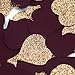 Nicrolandee Burgundy Wedding Confetti Rose Gold Glitter Party Confetti Burgundy Suede Heart Shaped Table Confetti for Bridal Shower Valentine's Day Hen Night Party1 Inch 50 Grams/Bag (Wine Red)