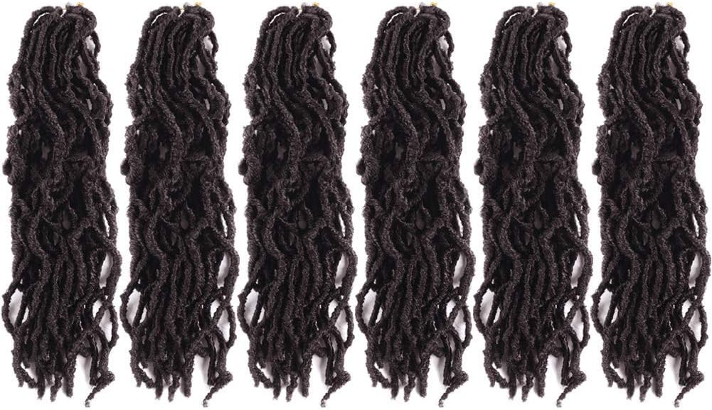 ToyoTress 14 Inch Nu Locs Synthetic Hair Crochet Braids African Roots Braid Collection Hair Extensions (#4)