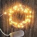 OakHaomie 6 Pack LED Starry String Lights 30 Micro Starry LEDs on 10ft Copper Wire,Fairy Lights Battery Powered by CR2032 Included,for DIY Wedding Centerpiece Table Decorations (Warm White)