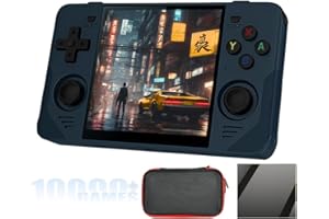 EWDGOES RGB30 Handheld Game Console 4 inch RK3566 5GWF BT with Portable Case 64GB Blue